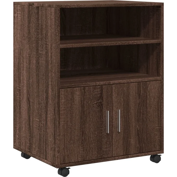 vidaXL Rollschrank Braun Eichen-Optik 60x48x81 cm Holzwerkstoff 853170 – Bild 1