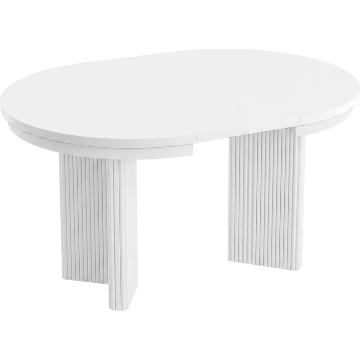 Beautysofa Esstisch PRESTIGE runder Design-Tisch ausziehbar Ø 100–180 cm oder Ø 120–200 cm (Metallbeinen, hitze- und verfärbung beständig), verschiedene Farben – Bild 4