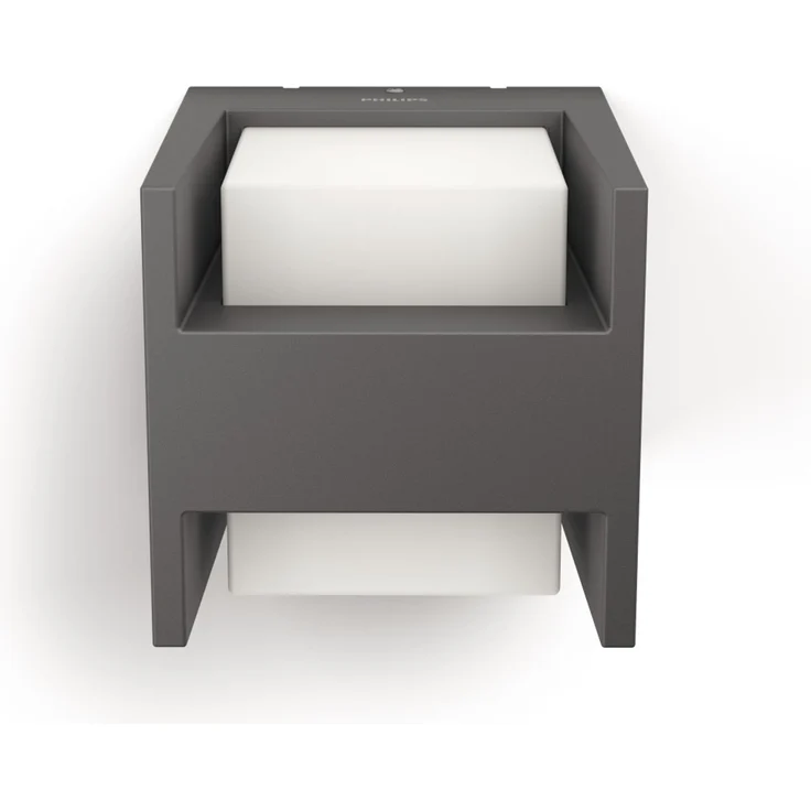 Philips LED Außenwandleuchte Arbour up/down anthrazit warmweiß – Bild 2