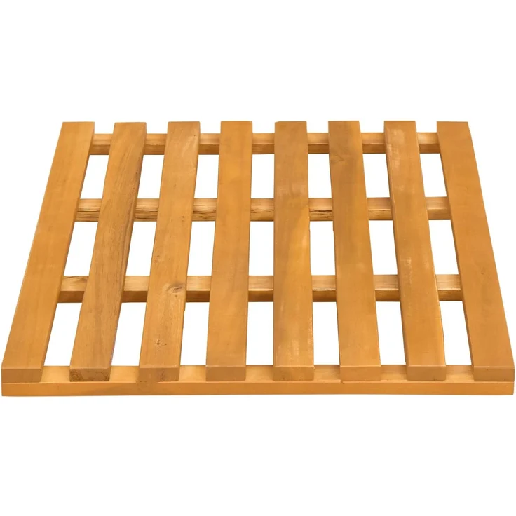 vidaXL Badematte 2 stk. Natur 56 x 37 cm Massivholz Akazie 42025258 – Bild 6