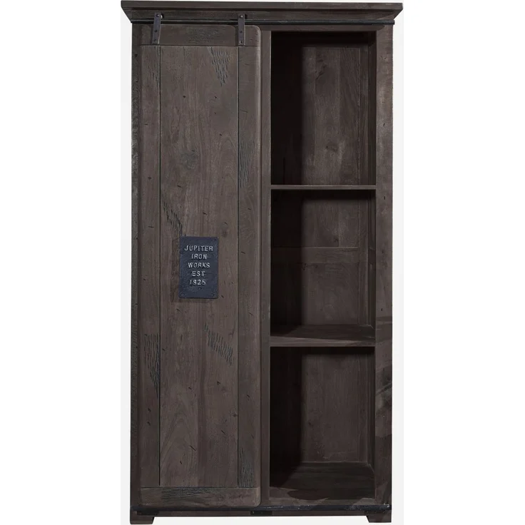 Schrank Mango 100x60x190 grau lackiert RAILWAY #216 – Bild 1