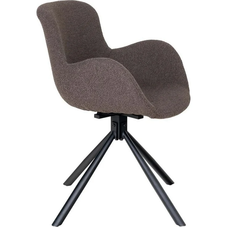 ebuy24 Esszimmerstuhl 2er Set Amorim Esszimmerstuhl bouclé Drehfunktion (2 St) – Bild 2