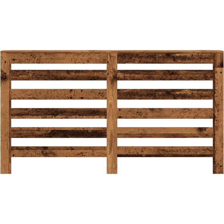 vidaXL Heizkörperverkleidung Altholz-Optik 149x20x82 cm Holzwerkstoff 852706 – Bild 3
