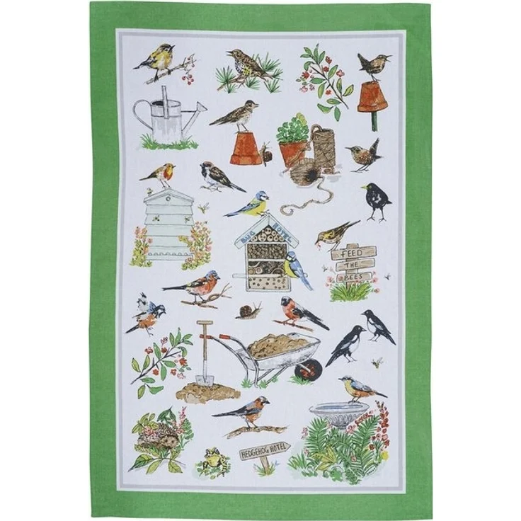 Ulster Weavers Geschirrtuch Garden Birds, (Set, 1-tlg, Set), perfekte Ergänzung für Ihre Küche, 100% Baumwolle, 48x74 cm – Bild 4