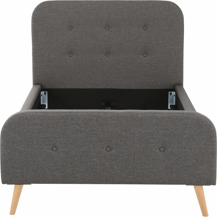 Home affaire Polsterbett Amrum, mit aufwendiger Knopfleiste am gepolstertem Kopf-und Fußteil – Bild 3