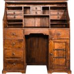 Sekretär Akazie 128x58x138 honig lackiert OXFORD #0516