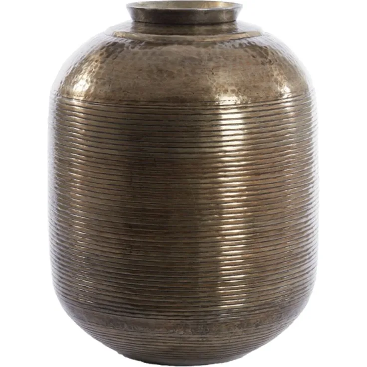 Vase LISBOA Light & Living Bodenvase Metallvase Ø45x60 cm Antik Gold
