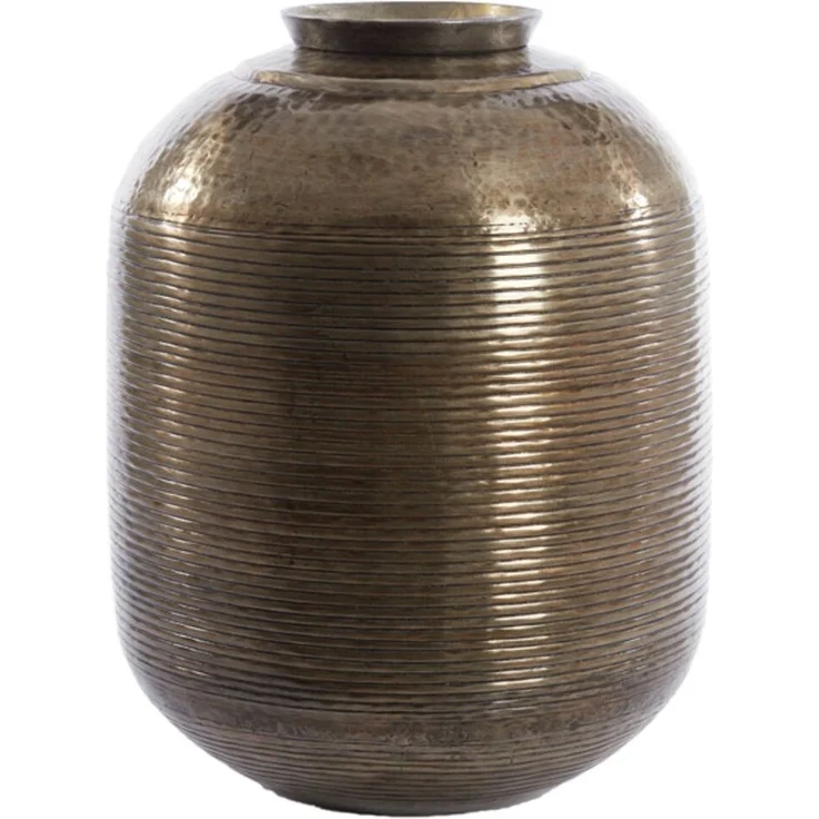 Vase LISBOA Light & Living Bodenvase Metallvase Ø45x60 cm Antik Gold – Bild 1