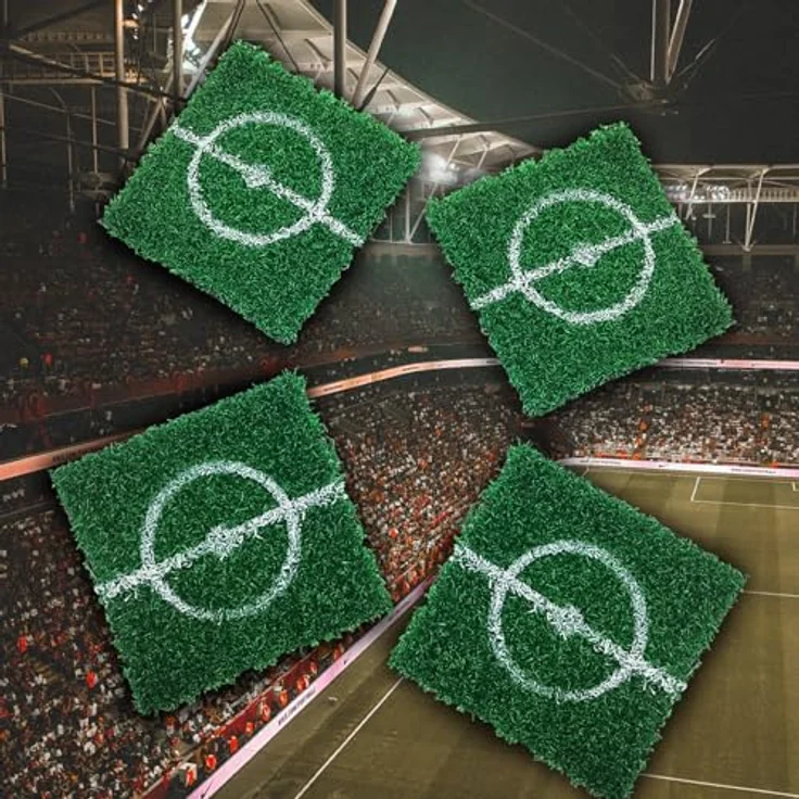 Mad Monkey - FuÃball Untersetzer aus Kunstrasen (4er Set) – Bild 7