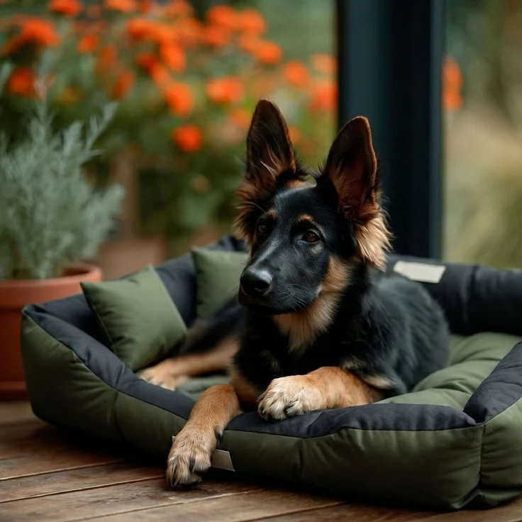 GreenBlue Hundebett GB240 Wasserfestes Hundebett 115 x 95 cm, mit kleinen Kissen, wasserabweisend, feuchtigkeits- und kratzfest – Bild 4