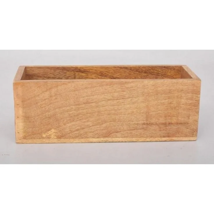 BURI Aufbewahrungsbox Mangoholz Holzkiste Organizer Holzbox Aufbewahrungsbehälter Sammelbox Universalbox Lagerbox – Bild 3