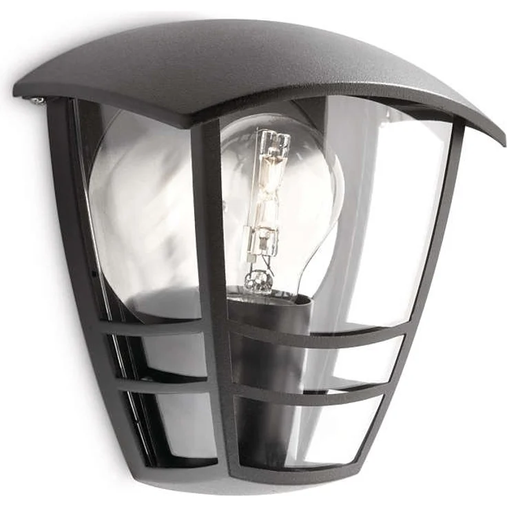 Philips Creek wall lantern black 1x60W 230V – Bild 4