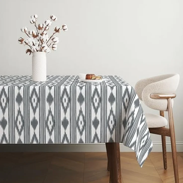 Martina Home Wachstuch-Tischdecke, Malorqui, Schwarz, 260 x 140 cm – Bild 4