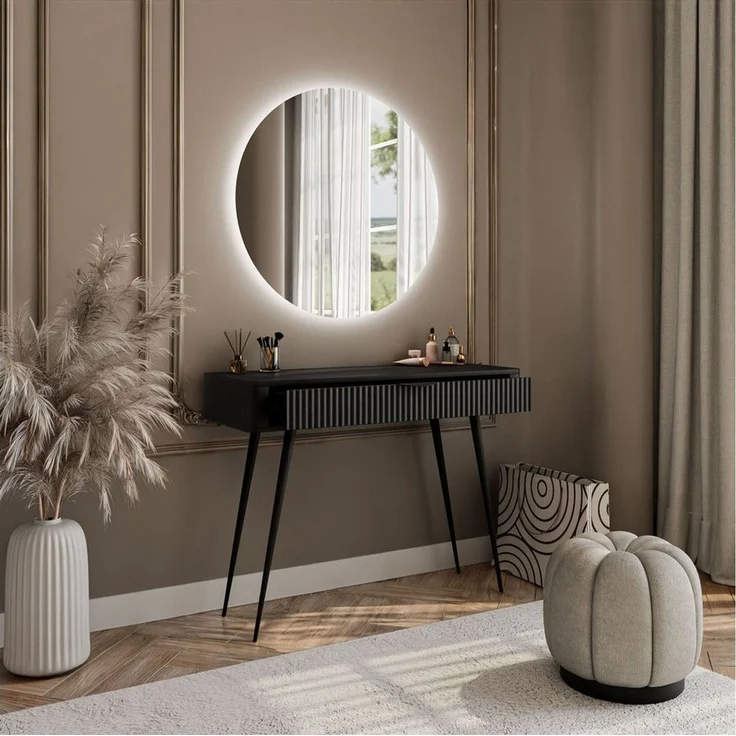 Lookway Konsolentisch SCARLETT mit Schublade und Metallfüße (1x Konsole), Breite: 100 cm – Bild 3