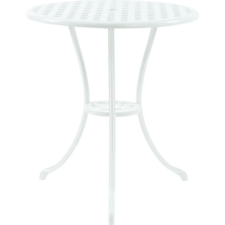 Bistro-Set Vena 3-tlg. Aluminiumguss Weiß [casa. pro] – Bild 6