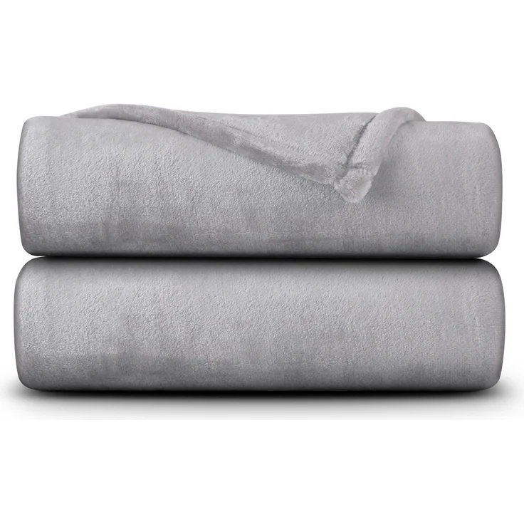 Kuscheldecke Cashmere Touch 150x200cm ( Silber ) Flauschige Wohndecke für Sofa, Couch und Bett, Tagesdecke OEKO-TEX - Sofaüberwurf – Bild 1