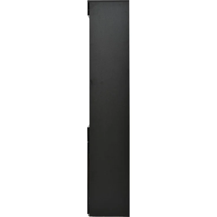 ZUBALIYA Schrank mit LED-Beleuchtung mit Schubladen in Schwarz, ideale Lösung für kleine Räume, robuste Verarbeitung, langlebige Materialien, einfache Selbstmontage, mit verständlicher Aufbauanleitung – Bild 19