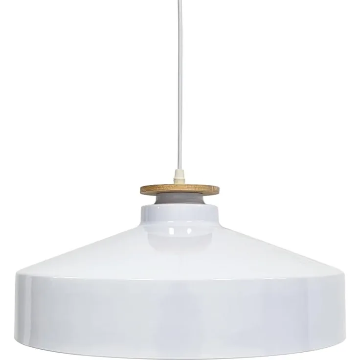 ENOVALITE Pendelleuchte ELED700170, E27-Fassung, IP20, Ø40 cm, weiß, rund