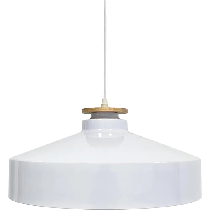 ENOVALITE Pendelleuchte ELED700170, E27-Fassung, IP20, Ø40 cm, weiß, rund