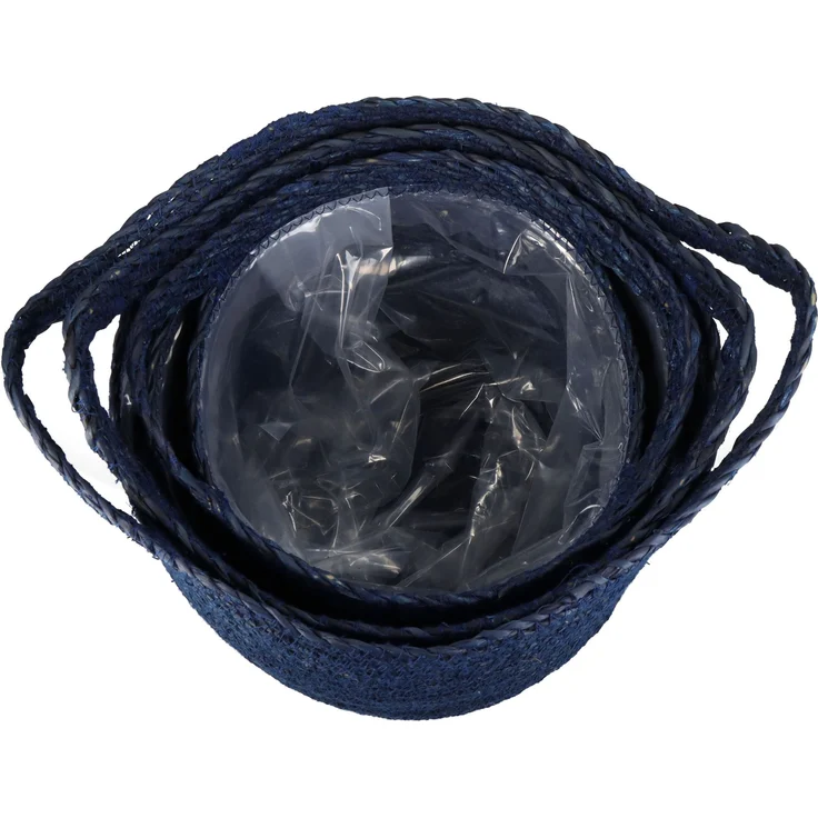 Pflanzgefäß COUNTRY BHT 25x24x25 cm blau – Bild 3