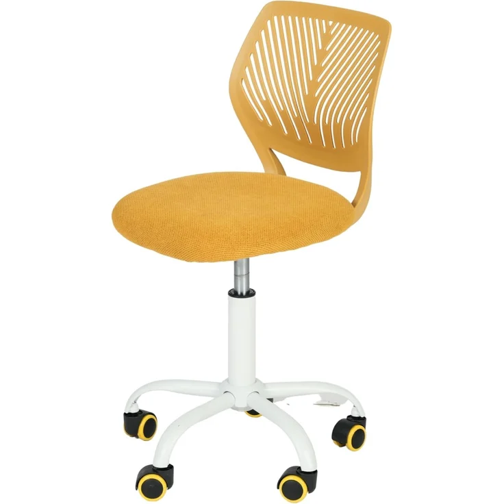 FurnitureR Bunter Schreibtischstuhl, moderner höhenverstellbarer Computerstuhl ohne Armlehnen, ergonomischer Drehstuhl für Kinderzimmer und Home Office – Bild 1