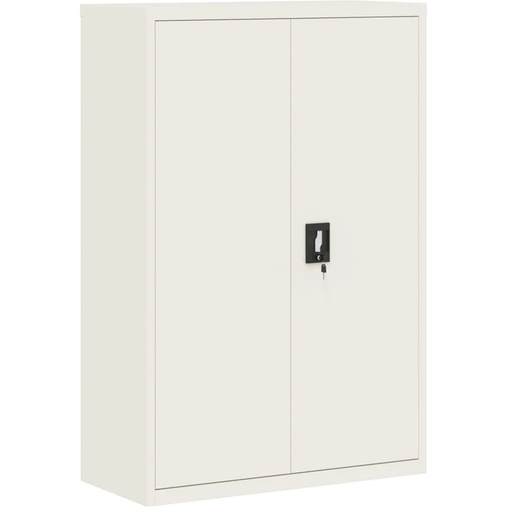 vidaXL Aktenschrank Weiß 90x40x180 cm Stahl 3188313 – Bild 6