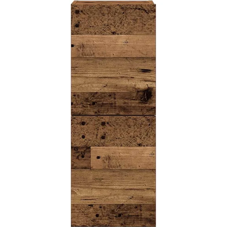 vidaXL 4-tlg. TV-Schrank-Set Wandmontage Altholz-Optik Holzwerkstoff 3329017 – Bild 6