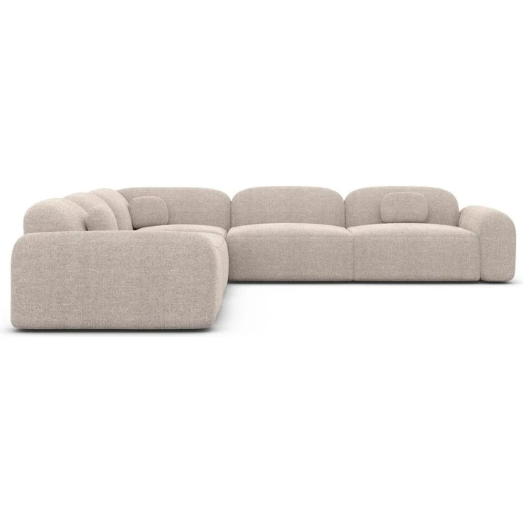 Sofa Dreams Ecksofa Stoff Eckcouch Polstersofa Luxus Eck Couch Barcelona L Form, Loungesofa – Bild 2
