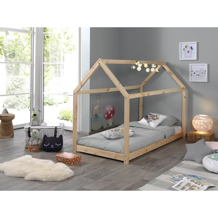Vipack Hausbett, Holz natur, 90x200 cm – Bild 3