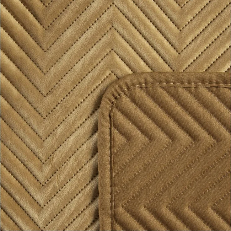 Eurofirany Bettüberwurf SOFIA zweiseitige Steppdecke hochwertige Allzweckdecke L XL XXL, Elegante Tagesdecke Velvet Sesseldecke Sofadecke Überwurf Samt – Bild 3