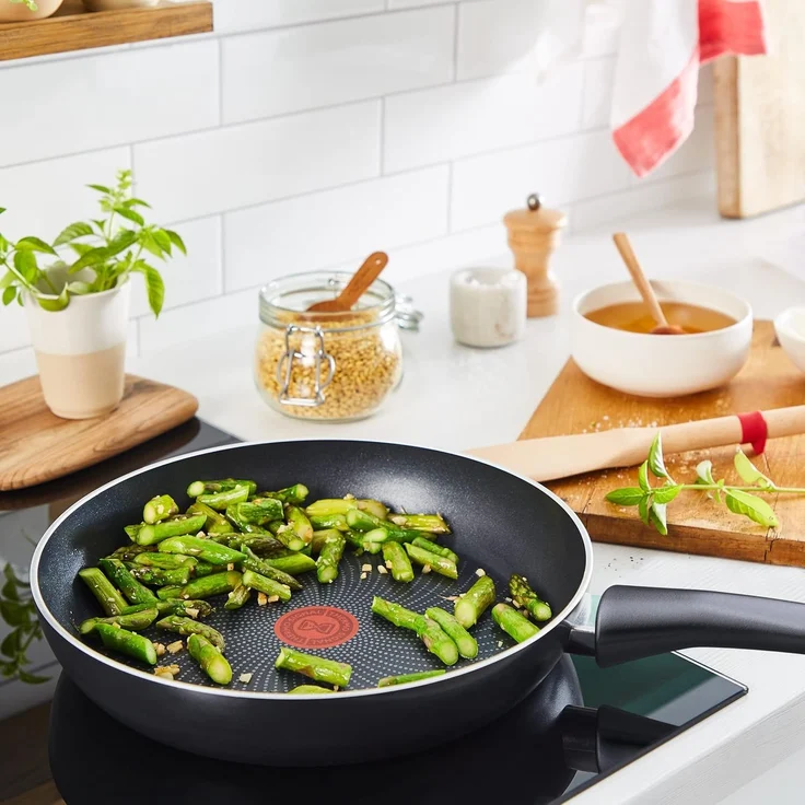 Tefal Bratpfanne Generous Cook, Aluminium (1-tlg), Thermo-Signal-Temperaturanzeiger, Induktion – Bild 6