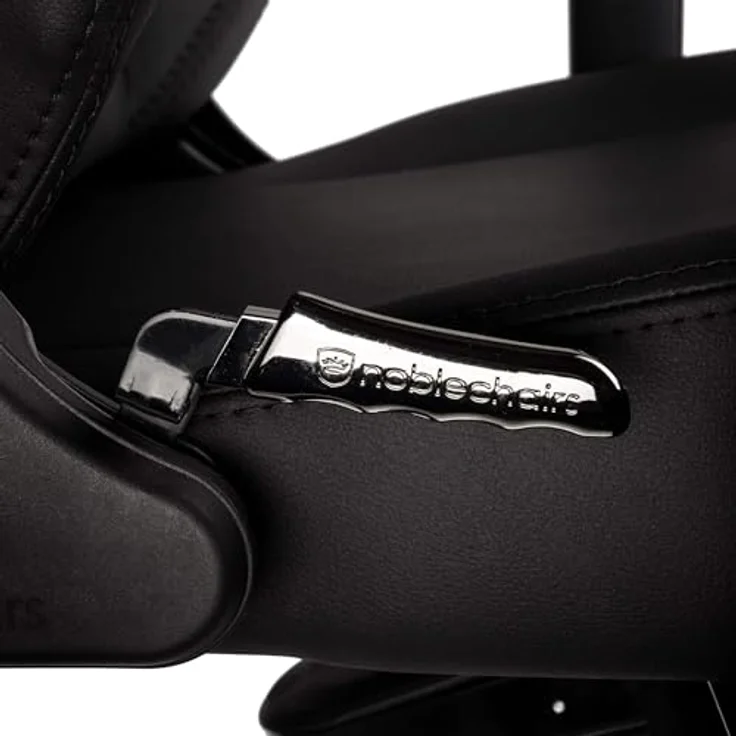 noblechairs Hero Black Edition Komfortable und Langlebige Gaming Stuhl mit Inklusive Kissen, Perfekt Optimierte Ergonomie des Office Stuhl Sorgt für Hohen Sitzkomfort – Bild 10