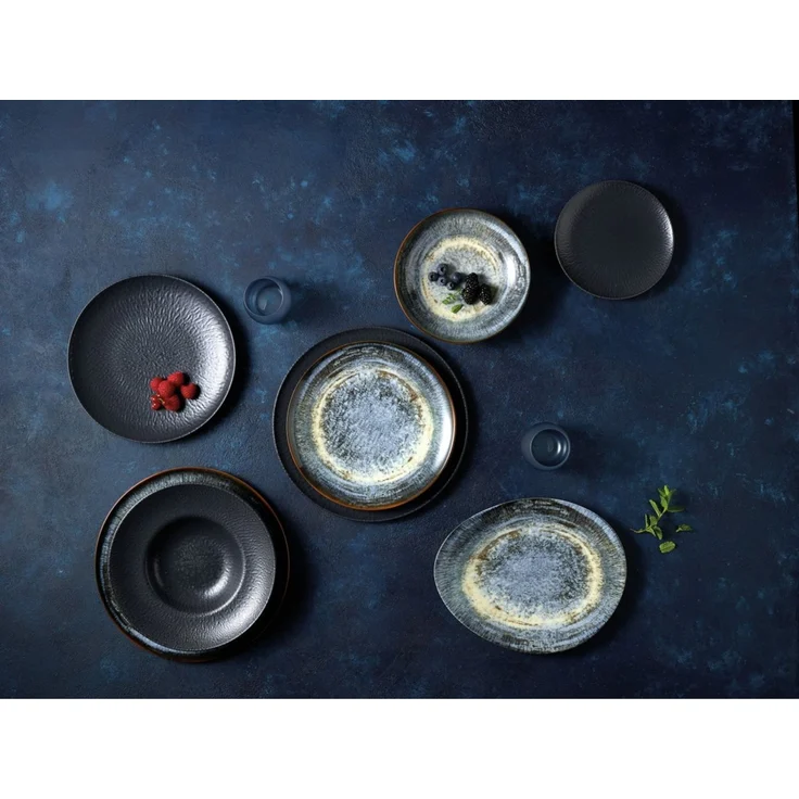 Arthur Krupp Teller flach 31x26cm Galaxy Neptune – Bild 1