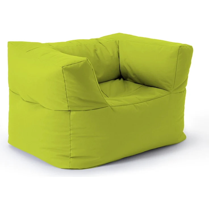Lumaland Sitzsack-Sofa, Polyester, Sessel, Apfelgrün, 70 x 72 x 96 cm – Bild 1