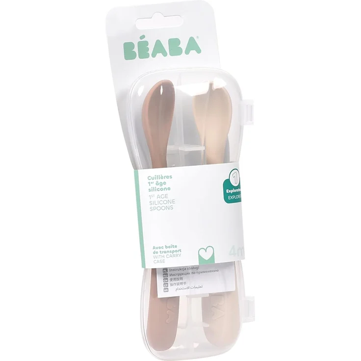 Béaba Set von 2 Silikonlöffel Altersstufe 1 – Duo – Bild 3