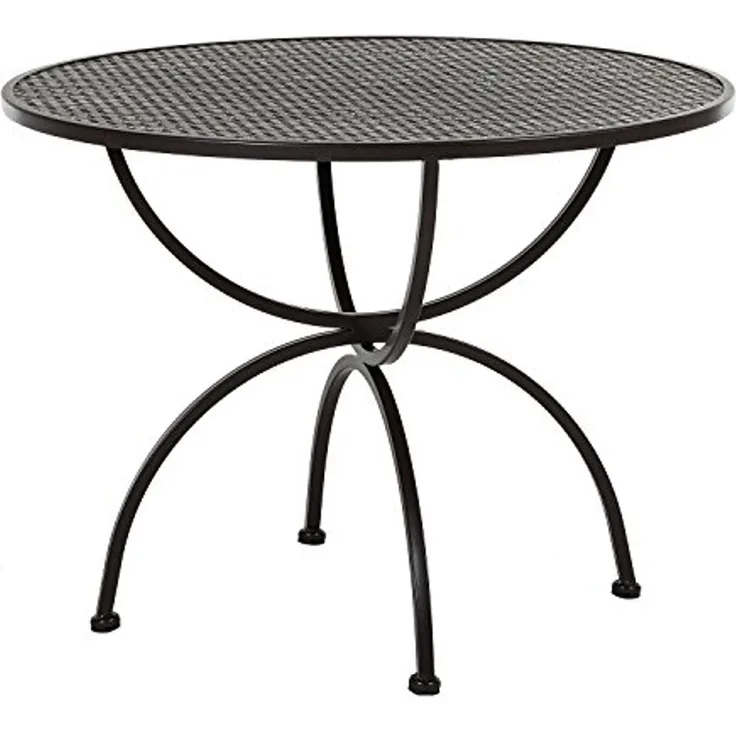 Romeo Tisch Ø100cm Eisengestell marone