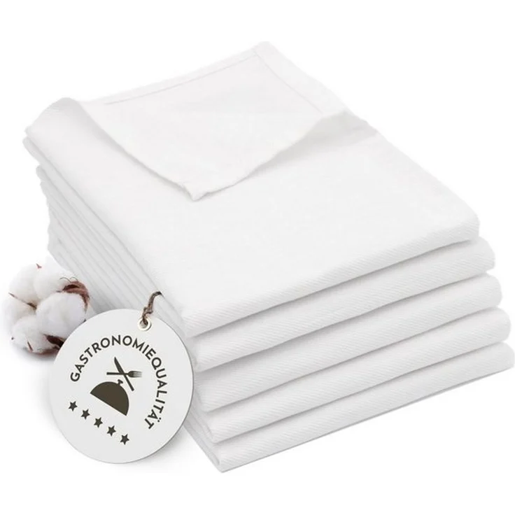 ZOLLNER Geschirrtuch, (Spar-Set, 5-tlg), 50 x 70 cm, 100% Baumwolle, vom Hotelwäschespezialisten – Bild 4