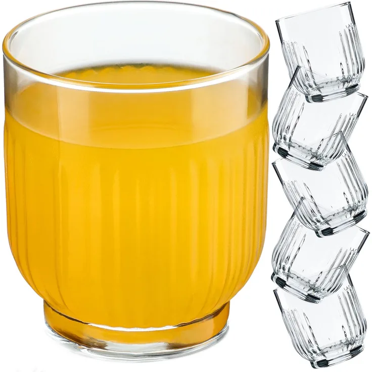 KADAX 6x Trinkgläser 330ml Set