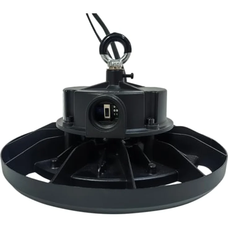 Berger & Schröter LED Strahler UFO High Bay Light 120 W, dimmbar, 19200 Lumen, 6500 K Weißlicht, IP66, energieeffizienzklasse B – Bild 4