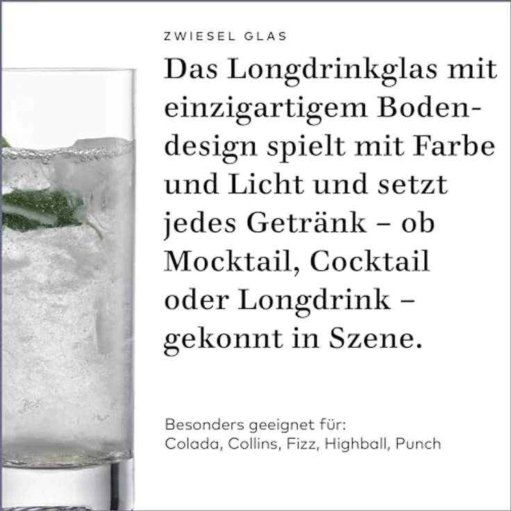 Zwiesel Glas ECHO Longdrinkglas 480 ml 4er Set – Bild 4