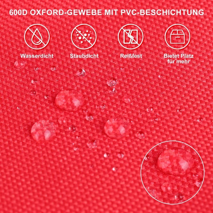 Salcar Aufbewahrungstasche für Weihnachtsbaum Künstlich − für zerlegbare Bäume bis zu 270 cm, 150 x 50 x 60 cm extra große Aufbewahrungstasche – Bild 5