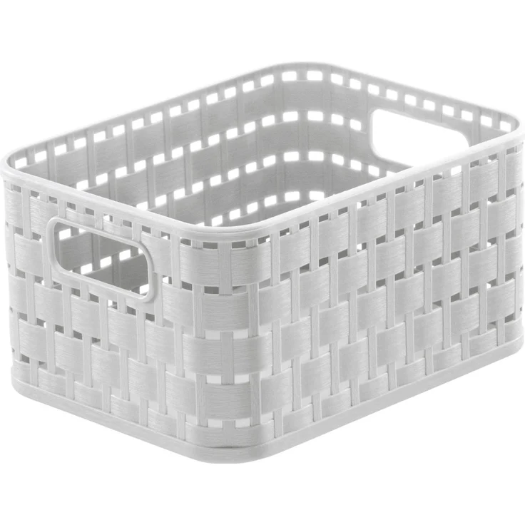 Rotho Korb Country A6, 2 L mistletoe weiß – Bild 1