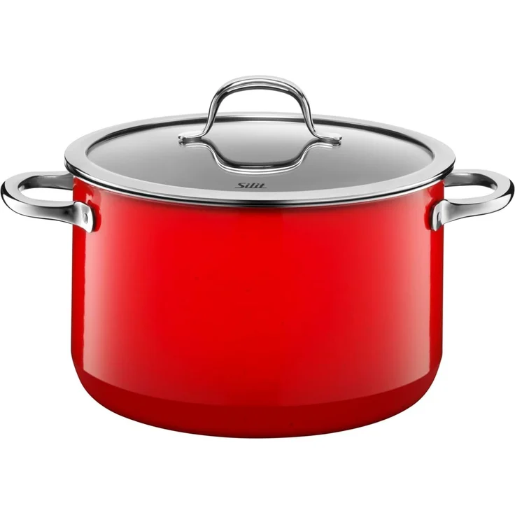 Silit Fleischtopf Passion red, Kochtopf Induktion schneid- und kratzfest, Silargan®, für alle gänigen Herdarten geeignet, Made in Germany – Bild 1