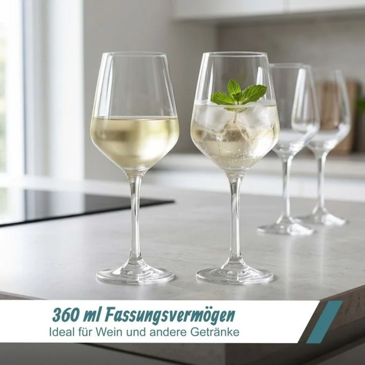 Relaxdays Weingläser 4er Set – Bild 2