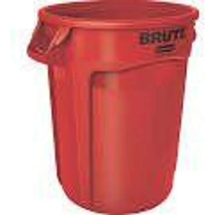 Rubbermaid Mülltonne Brute Utility rund 166,5 l Rot