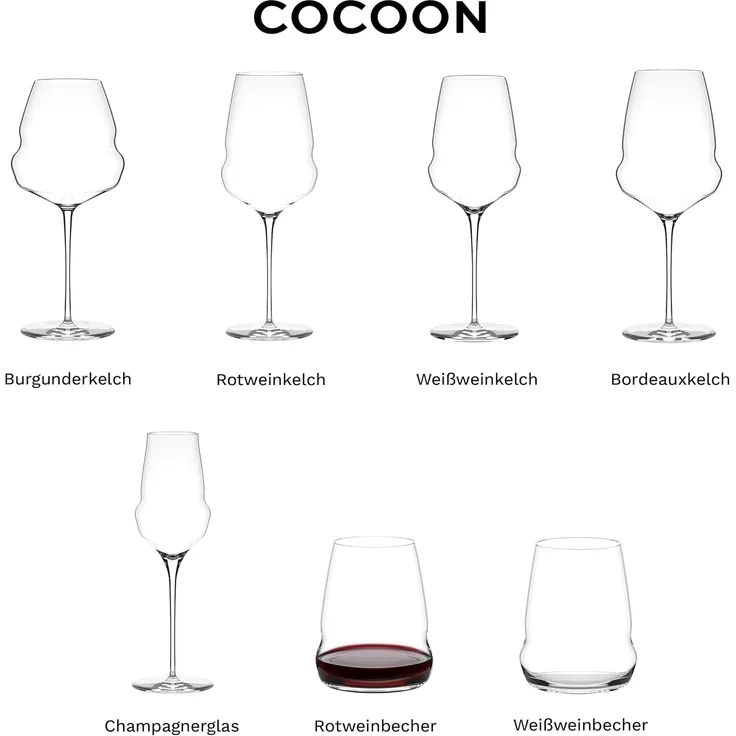 Stölzle Lausitz Cocoon Rotweinbecher 556 ml 6er Set – Bild 7