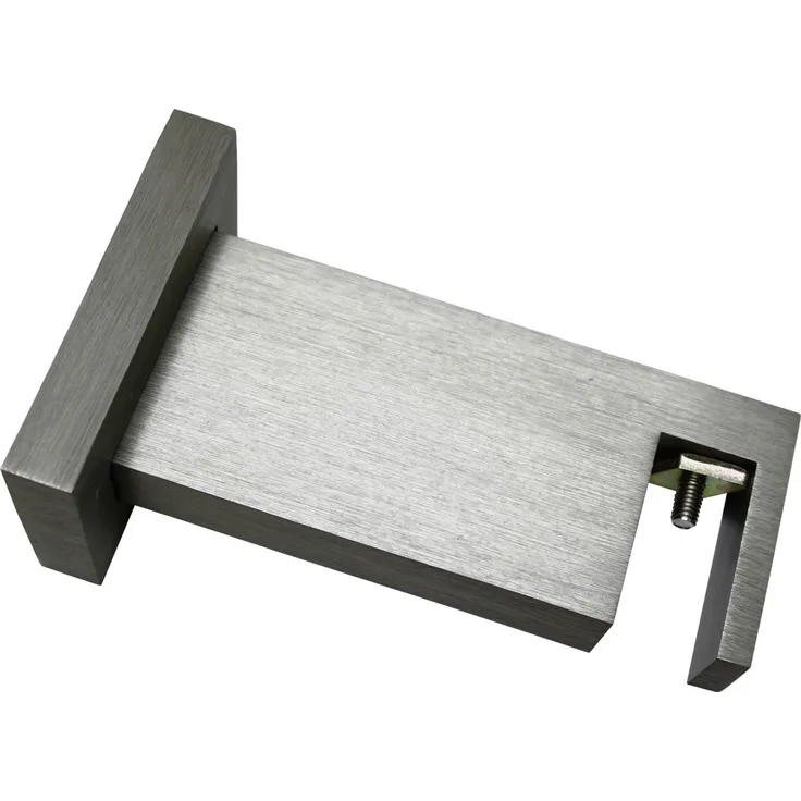 Gardinia Wandträger Luxor Stahl-gebürstet