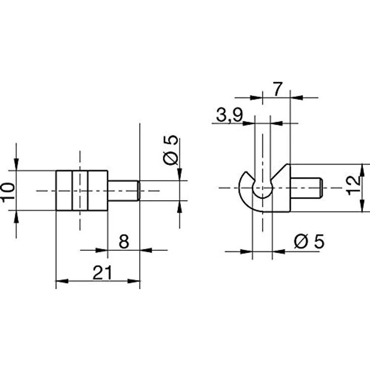 vasalat Schuhrost Metall KB 600mm, Schuhregal für Schrank & Kommode, 280mm tief, mit Clips ø 5mm zur Befestigung, stabiler Stahldraht – Bild 3