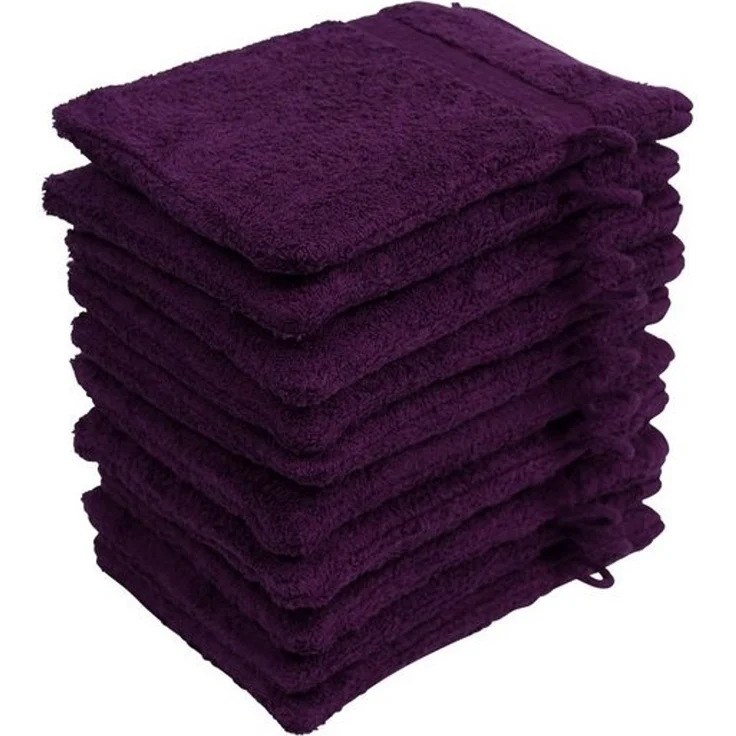 Hometex Premium Textiles Waschhandschuh in Premium Qualität 500 g/m², Feinster Frottier-Stoff 100% Baumwolle, (10er Set), weich, saugfähig, extra schwer & flauschig - TEST BILD TOP MARKE 2025 – Bild 4