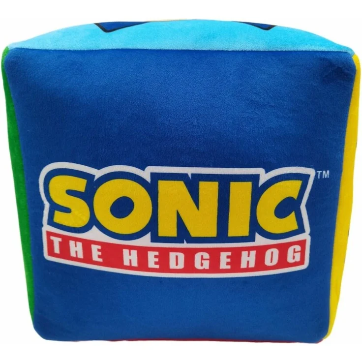 Sonic Würfelkissen Weiches Polyester-Kuschelkissen 25x25x25 cm – Bild 5